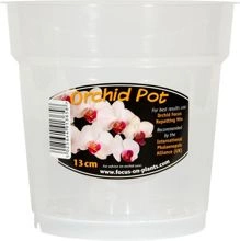 Growth Technology transparent round Pot for orhids 13cm