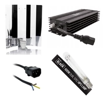 Complete hps set 600W - Maxibright 600W Electronic Power Supply + Lumii Black 600W + Reflector + Cables