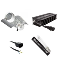 Complete HP set 600W - EL. BALLAST LUMII BLACK + Lumii Black Dual 600W + Prima Klima cooling pipe + cable