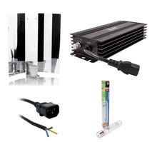 Complete HP set 400W - ELECTRONIC BALLAST LUMII BLACK + Osram PlantaStar DUAL 400W + reflector + cable