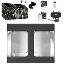 Growbox set Galaxyfarm Luna Lite 240x120x200cm + LED Grow The Jungle Nemesis 250W 