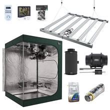 Growbox Set RoyalRoom®  2.0 150x150x200 + LED Luckygrow FLEX 720W Full Spectrum 3.1 µmol/J