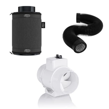 Ventilation set 125mm 280 m3 / h | Power and temperature control