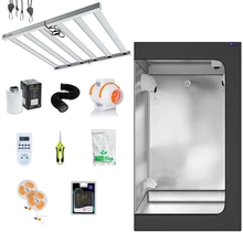 Growbox set Galaxyfarm Luna Lite 120x120x200cm + LED LUCKYGROW FLEX 720W 