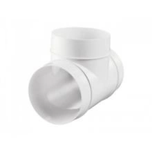 Ventilation T-piece with 125 mm flange - for ventilation system
