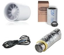 Quiet 100mm 100m ^ 3 / h ventilation set