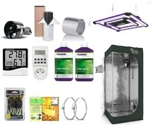 Growbox RoyalRoom® 80x80x180 + Luckygrow modular440 set
