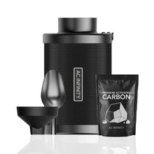 AC Infinity Refillable Carbon Filter Kit 100mm with Extra Charcoal Refill (1,8kg)