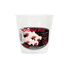 Growth Technology transparent round Pot for orhids 9cm