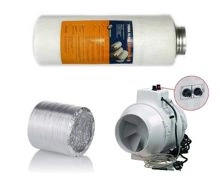 Ventilation set 250mm 1400 m3 / h | Power and temperature control