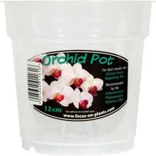 Growth Technology transparent round Pot for orhids 12cm