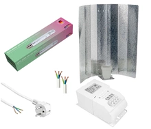 LIGHTING KIT HPS AUVL Grow Green DUAL 600W 230V power supply reflector