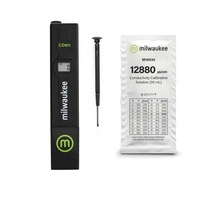 Milwaukee EC kit - CD611 meter conductivity tester + calibration sachet 2880 μS/cm 20ml