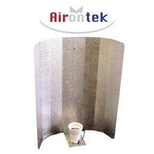 Airontek Stucco Small Aluminium Reflector for HPS/MH/CFL Lamps 38x38x10 cm