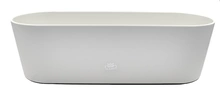 Leni white pot 27 cm x 10 x 8 cm for window sill