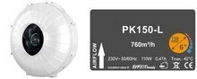 Fan Prima Klima 1 speed 150mm 760m3 / h