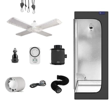 Growbox set Galaxyfarm Luna Lite 60x60x150cm + LED Agrolite 430 E27 120W