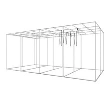 RoyalRoom® HIGH 1.0 C600H - 600x300x250cm Frame only