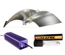 Lighting set HPS Lumatek Dual 600W power supply el.Adjust-A-Wing 100x70cm