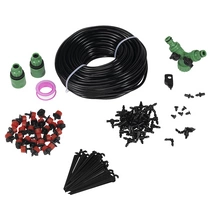 Set of fittings / accessories for drip irrigation + pipe 30m