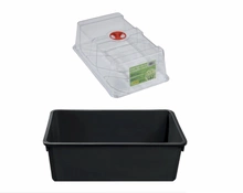 Garland Deep Root Propagator Black Without Holes 37,5x23xh23,5 cm