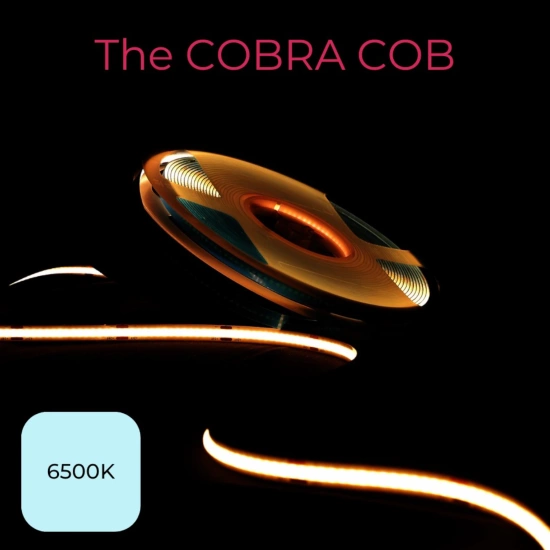 Grow The Jungle The Cobra COB 6500K 10W/1m GROW SPECTRUM 10m taśma LED do roślin + łączniki i sterownik