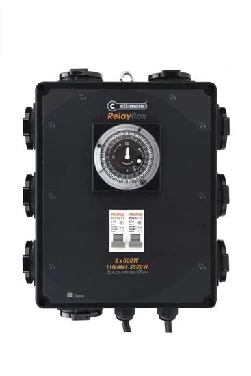 Cli-mate RC-2010D8 timer with heating function HPS 8x 600w