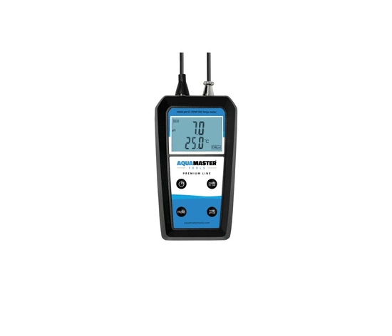 Aqua Master Tools H600 Pro - pH, EC (PPM, TDS) & Temperature meter for soil and liquids