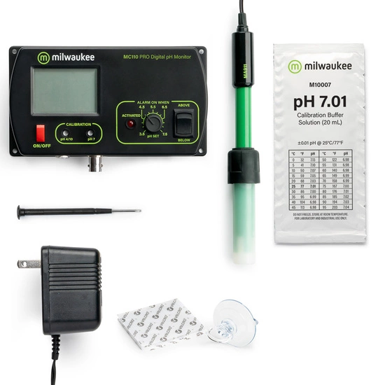 Milwaukee MC110 PRO pH Monitor - Digital pH Monitor for solutions