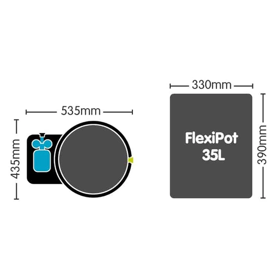 AutoPot XXL 35L Complete Module with FlexiPot - APXXL/35L/MODULE 