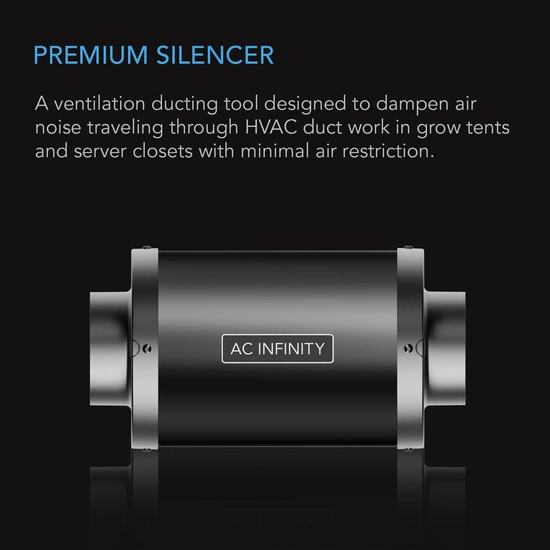 AC Infinity Inline Duct Silencer 150mm | high-quality 