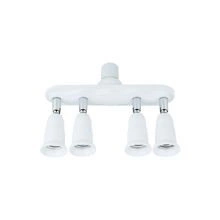 Splitter, splitter for E27 lamps, 4 adjustable sockets