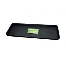 Garland tray black 100x40xh5cm - Premium Growbag Tray Black