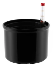 ZESTAW DO HYDROPONIKI LENI DONICZKA CORONA czarna 11/9 + WKŁAD + WSKAŹNIK H9