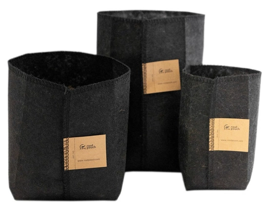 Multipack Root Pouch thinest black fabric pot 10x13cm 1L Thin Black 50 units