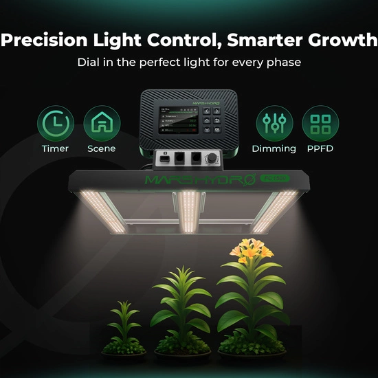Mars Hydro Controller 43 - Smart Environmental Control System with Temperature/Humidity/Light 3-in-1 Sensor