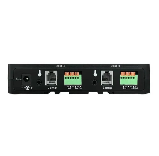 Kontroler LED RJ14/RJ12 z regulacją 0–10V – TIMER + temp./wilgotność, 2 strefy, precyzyjne ściemnianie LED
