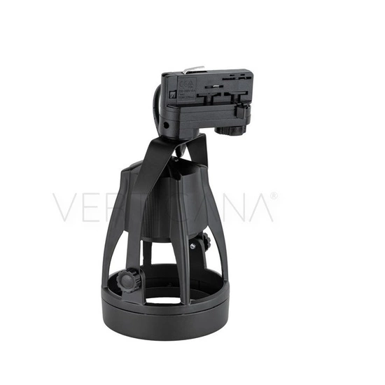 VERTICANA® Rail Holder | BLACK | Light bulb holder 