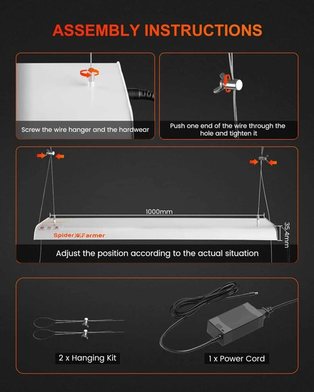 Spider farmer SF600 74W Osram - for clones & seedlings