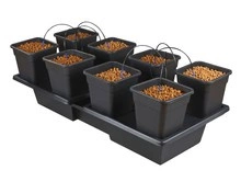 WILMA LARGE WIDE hydroponic system 8 x 18L - 170x75xh20cm