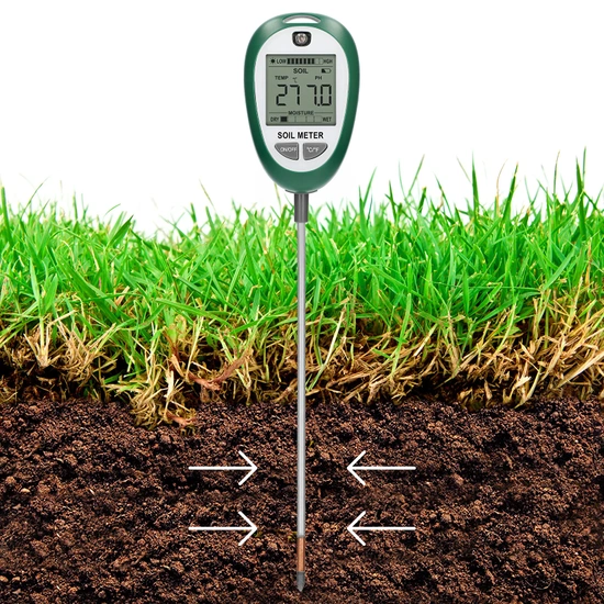 Bioogród - Electronic substrate tester 4 in 1 soil pH meter (H, humidity, temperature and light)