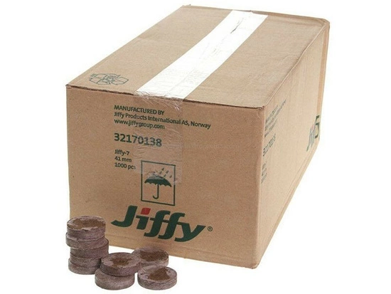 Jiffy peat discs for sowing 41mm 1000 pcs / Jiffy-7 peat/coir pellets