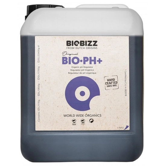 BioBizz ph plus 5L | Organiczny regulator na wzrost pH