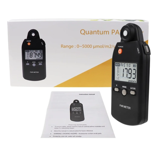 PAR-355 Photosynthetic Quantum PAR Meter 400-700 nm – Precise Light Measurement for Plant Growth