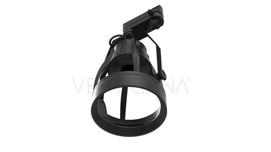 VERTICANA® Rail Holder | BLACK | Light bulb holder 