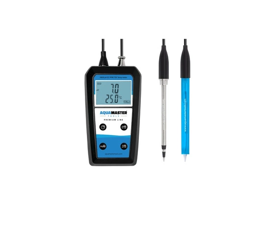 Aqua Master Tools H600 Pro Substrate Meter - pH, EC (PPM, TDS) & Temperature soil meter