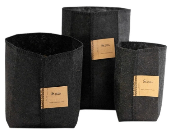 Growbag Root Pouch thinest black fabric pot 10x13cm 1L Thin Black 1200 units