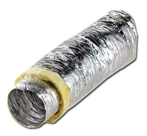 ACOUSTIC INSULATED LOW NOISE DUCTING 250mm 9.84" 1m