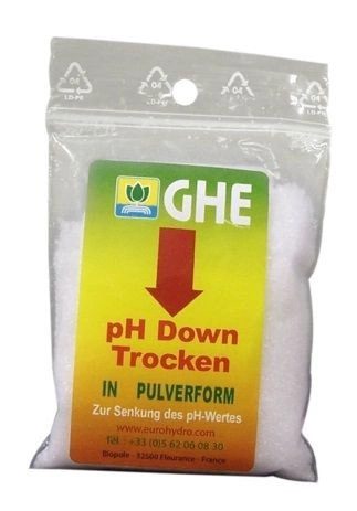 GHE Terra Aquatica pH down powder 25 g - pH regulator