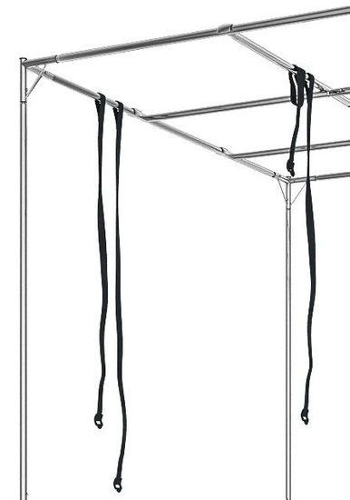 RoyalRoom Nylon Hangers - Paski do zawieszania dodatkowego sprzętu (zestaw 4 szt.)